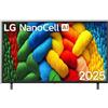 LG 43NANO80AB - 43"" SMART TV NANOCELL 4K - BLACK - EU