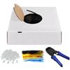 Goobay Kit Matassa U/UTP Cavo Cat.6 CCA 305m Fascette e Plug RJ45