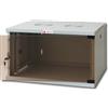Techly Professional Armadio Rack 19'' a Muro 9U prof. 600 Grigio Assemblato
