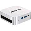 YASHI PC YASHI NUCKY NY336 AMD RYZEN 3 3300U 8GB 256GB SSD HDMI FANLESS SILVER W11P