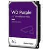WESTERN DIGITAL HD 3,5 6TB 5700RPM 256MB PURPLE SATA3 VIDEOSORVEGLIANZA
