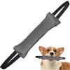 HASLED Giocattolo per Cani a Forma di Salsicciotto 30 cm Grigio, Gioco Ultra Resistente in Tessuto Rinforzato con Maniglie per Tiro, Addestramento e Gioco Interattivo