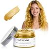 VOLLUCK Cera Colorata per Capelli, Tinta Naturale Capelli per Uomini Donne, Prodotti per Capelli Colorati per Compleanni Cosplay Halloween 120g (Oro)