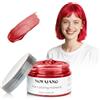 VOLLUCK Cera Colorata per Capelli, Tinta Naturale Capelli per Uomini Donne, Prodotti per Capelli Colorati per Compleanni Cosplay Halloween 120g (Rosso)