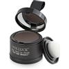 VOLLUCK Hairline powder, Naturale a Lunga Durata Polvere per Capelli Uomo Donna, Impermeabile Ombretto per Capelli Ricrescita 4g (Castano Medio)