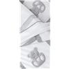 Erbesi Set lenzuolo 3 pezzi Lettino Charly - Erbesi Bianco-Grigio