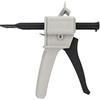 Miskall Pistola per calafataggio da 50 ml, utensile manuale, applicatore per pistola per colla epossidica AB, pistola per cartucce adesive per colla, dispenser manuale per colla 1:2 1: 1