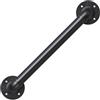 Gorssen Corrimano per Scale Interne Esterni Ringhiere a Parete Ringhiera Passamano Maniglia di Sicurezza Balaustre pour Disabili Anziani - Kit completo - Metallo Ferro Nero,60cm