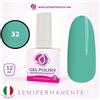 TUTTOPERLESTETICA Semipermanente colore verde chiaro N 32 da 12 ML - Hema e TPO Free