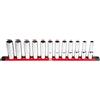 USAG Assortimento 12 bussole esagonali lunghe X-Grip Usag 235 1/2 XL/SE12