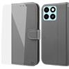 NP-Caser Cover per ZTE Blade A55/ Blade A35 - Flip Caso in PU Pelle Premium Portafoglio Custodia | Kickstand | Slot per Schede | Chiusura Magnetica per ZTE Blade A55/ Blade A35