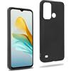 REY Cover in Gel TPU Nera per ZTE Blade A53 - A53 Plus, Ultra Sottile 0,33 mm, Morbido Flessibile, Custodia Silicone