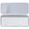 Lebakort Duro Viaggio Caso Custodia per Logitech MK470 Kit Mouse e Tastiera Wireless (Bianco)