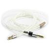 Ablet - Cavo HiFi placcato argento con maschio bilanciato, 4,4 mm, compatibile con cuffie Denon AH-D600, AH-D7200, AH-D7100, Meze 99 Classics, Focal Elear, e con Sony WM1A, NW-WM1Z, PHA-2A