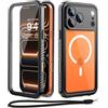 Beeasy Cover per iPhone 17 Pro Max Impermeabile IP68 con MagSafe, 360 Militare Antiurto Indistruttibile Resistente Doppia Protezione Custodia, Antipolvere Subacquea Waterproof Case, 6.9, Nero