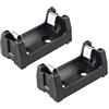 HALJIA 2 Pezzi ER14250 Portabatterie 1/2AA, 1 × 3.6V 14250 Scatola Batteria con Perni 1 Slot Presa Portabatteria Scatola Portabatteria Nera
