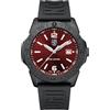 Luminox Pacific Diver - Orologio subacqueo da uomo, 44 mm, analogico, al quarzo, 20 bar, cinturino in caucciù nero, quadrante rosso, data, lancette luminose XS.3135.B
