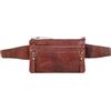 STILORD Skye Marsupio Vintage in pelle grande per le donne uomini cellulare cintura borsa viaggio fanny pack multifunzionale festival spalla Colore:porto - cognac