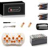 SHINTACRY Tecnologia Power Functions - Set di 18 batterie al litio ricaricabili con telecomando e batteria al litio ricaricabile, compatibile con Lego Technic, controllo app, percorsi di movimento (motore XL ×