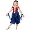 Rubie's Vestito ufficiale Captain Marvel per ragazze
