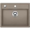BLANCO DALAGO 6 - Lavello da cucina dal design moderno per basi di sottolavello da 60 cm - Gamma SILGRANIT, in pietra - Marrone - 517320