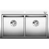 Blanco 521663 | Lavello da cucina in acciaio inossidabile DIVON II 8-IF | Colore : acciaio inossidabile