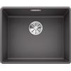 BLANCO SUBLINE 500-F - Lavello da cucina in granito filo-top per basi di lavello con larghezza di 60 cm - SILGRANIT - Grigio - 523533