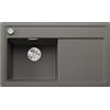 BLANCO ZENAR 45 S 527359, Silgranit vulcanico, bacino sinistro, con interruttore di scarico, senza accessori