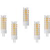 Ruihua Lampadine a LED G4 7W(Equivalente a una Lampada Alogena da 70W) Mini Lampadine a Capsula 700LM G4 Non Dimmerabile Bianco Caldo 3000K G4 per Illuminazione Domestica AC220-240V,Confezione da 5