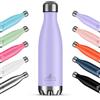 Mont-Clair H2O Borraccia Termica 1L in Acciaio Inox, Borracce Termiche - 12h di Bevanda Calda e 24h di Bevanda Fredda - Senza BPA, Bottiglia Acqua, Borraccia 1L Lilla