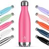 Mont-Clair H2O Borraccia Termica 1L in Acciaio Inox, Borracce Termiche - 12h di Bevanda Calda e 24h di Bevanda Fredda - Senza BPA, Bottiglia Acqua, Borraccia 1L Rosa bacca