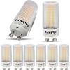 Goopig Lampadine LED Mais GU10 3,5W Bianco Neutro 4000K, Equivalenti a 50W Lampada Alogena, 385 Lumen, Cilindrica Trasparente T22, Senza Sfarfallio, Non Dimmerabile, Angolo Del Fascio 360°, 6 Pezzi