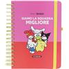 Mr. Wonderful Diario scolastico 2026-27 Hello Kitty&Friends x Mr.Wonderful Settimanale - Siamo la squadra migliore