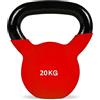 FFitness Kettlebell Peso Manubrio a Sfera da 20 kg Crossfit Pesi per Allenamento in casa e in Palestra Squat Resistenza