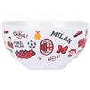 A.C. Milan - Ciotola colazione, Ciotola in Ceramica, Prodotto Ufficiale, Multicolor, TU