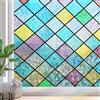 Zindoo Pellicola vetri Finestre 90cm x 200cm Diamanti Arcobaleno Anti-UV Pellicola Privacy Finestre Bellissimo Effetto Arcobaleno per Soggiorno Camera da Letto Cafe