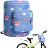 Favuit Borsa per manubrio Favuit per bambini, cestino anteriore pieghevole per bicicletta, cestino per manubrio, borsa per manubrio per bicicletta, borsa per bicicletta per tricicli, scooter, monopattini