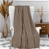 Soleil d'ocre, coperta Microfibra 120x160 cm COCOONING tortora