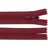 cyclingcolors 2x Cerniera invisibile N°3 30 cm - chiusura lampo in poliestere con cursore, estremità aperta, per cucito sartoria abbigliamento giacche cappotti - bordeaux