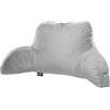 Traumnacht Cozy Cuscino da Lettura e Schienale per Letto, Grigio Chiaro, Rivestimento Sfoderabile e Lavabile in Morbido Microplush Delicato sulla Pelle, Prodotto secondo Standard di Qualità Tedeschi