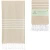 WETCAT Telo mare turco oversize (96,5 x 180,3 cm), 100% cotone turco, prodotto in Turchia, senza sabbia, extra large, ultra morbido, ad asciugatura rapida, compatto e leggero, da viaggio, sabbia