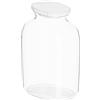BLANCO Caraffa in vetro, vetro trasparente, coperchio in marmo, caraffa per acqua gassata e acqua normale del rubinetto, complemento perfetto per tutti i rubinetti o bevande. Systems