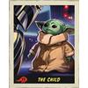 Komar Star Wars WB-SW-014-30x40 - Poster da parete, motivo Mandalorian The Child Trading Card, dimensioni: 30 x 40 cm