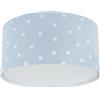 Dalber Plafoniera per bambini Star Light, Stelle, blu, plafoniere per bambini, 82216MT, E27-2 x 15W