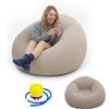 Umllpet Poltrona gonfiabile Caffè portatile con pompa integrata | Pompa integrata per gonfiaggio rapido, pieghevole e impermeabile, ideale per spiaggia campeggio e uso domestico