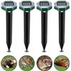 RosyFate Repellente Ultrasuoni per Topi, RosyFate 4 Pezzi Dissuasori per Talpe, Ultrasuoni per Topi da Esterno, Ip65 Impermeabile, Dissuasori per Topi, Anti Talpe da Giardino Ultrasuoni