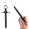 Kiuiom Siringa Lubrificante Riutilizzabile,Applicatore Lubrificante,Lubrificantes Portatile Applicatore,Vaginale Siringa Aiuti Strumenti,Con Anello Di Trazione E Presa Per Le Dita,Nero,Kiuiom