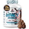 AS American Suplement | Premium Whey Protein | Aumentare la massa muscolare | Alta concentrazione di proteine WPC80 Pure | Kyowa Quality® (2 kg (Paquete de 1), Cioccolatino Rocher)