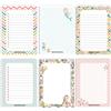 PaPIerDraCHeN 6 blocchi per appunti in bianco per il design libero | per appuntamenti, progetti, to do list, riunioni, liste della spesa, note e molto altro - Gold Pastel - Notepad Set 14 - 10,5 x 14,8 cm