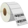 BETCKEY - 64mm x 25mm(2,5 in x 1 in) Perforated Etichette Termiche per Codice a Barre e Uso Multiplo Compatibile con stampanti Zebra e altre [1 Rotolo/1380 Etichette]